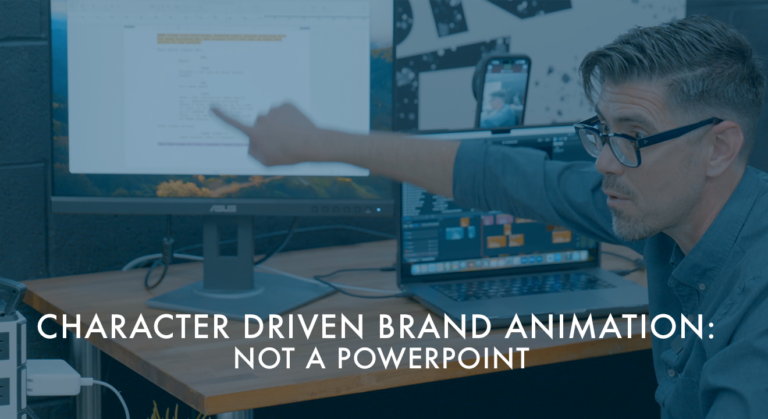 Character Driven Brand Animation is Not a PowerPoint